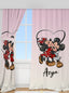 Kişiye Özel Baskılı Fon Perde Minnie Mickey