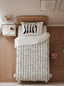 Kişiye Özel Genç Odası Tek Kişilik Nevresim Mısır Yazıları