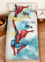 Kişiye Özel %100 Pamuk Tek Kişilik Pike Seti Örümcek Adam Spiderman