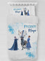 Kişiye Özel %100 Pamuk Tek Kişilik Pike Seti Frozen Elsa