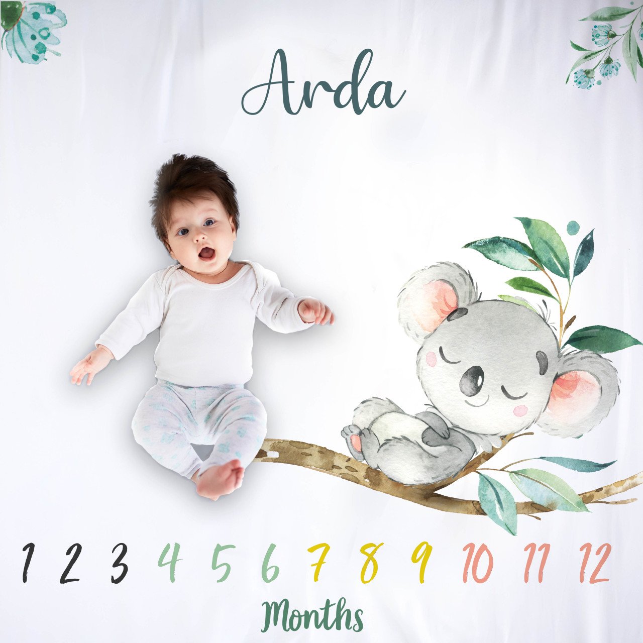 Kişiye Özel Anı Örtüsü Koala