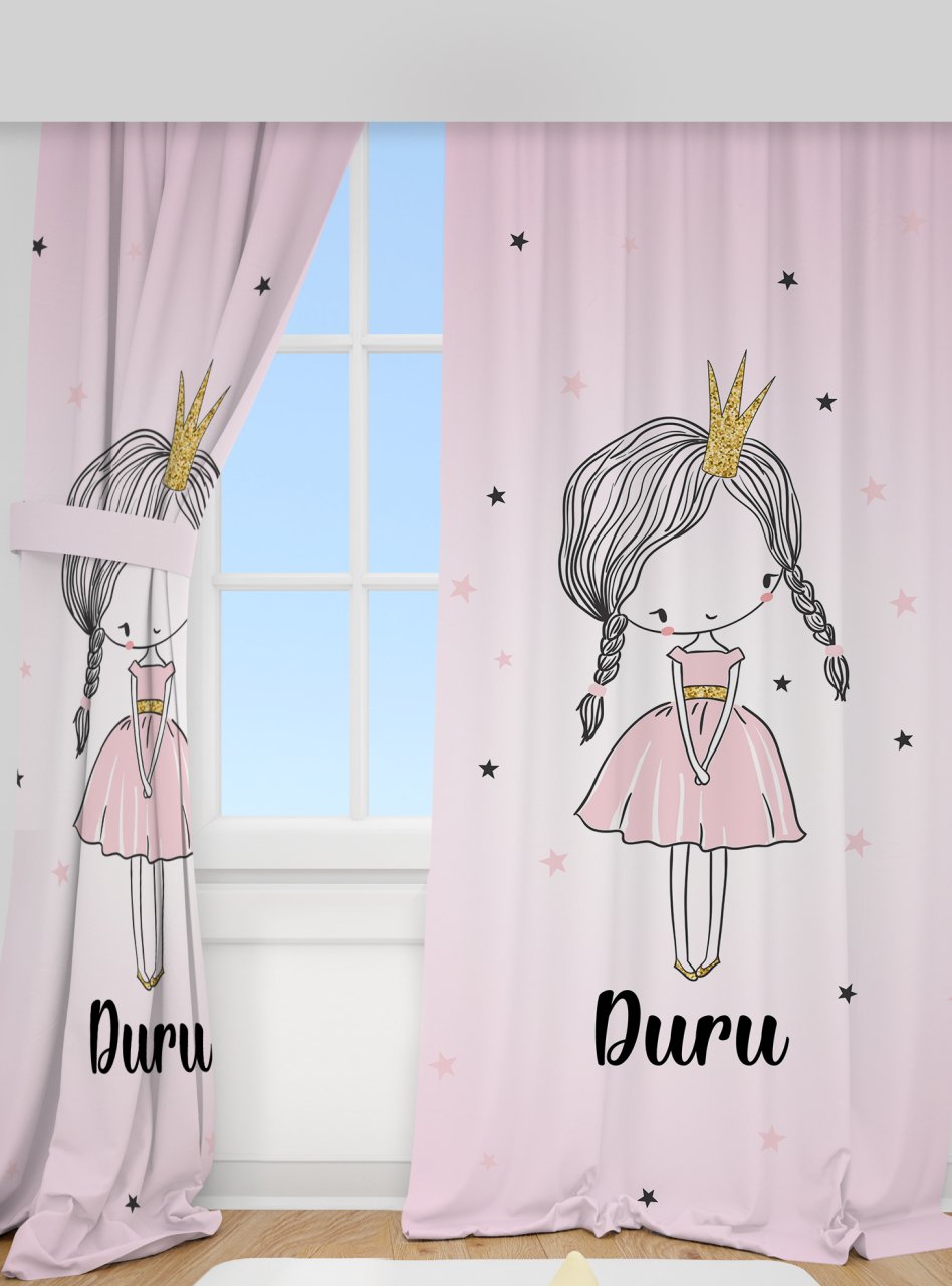 Kişiye Özel Fon Perde Prenses Ürün ana görseli