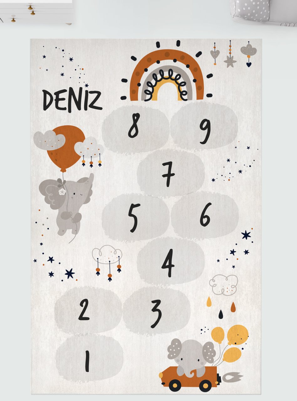 Kişiye Özel Dijital Baskı Halı Seksek