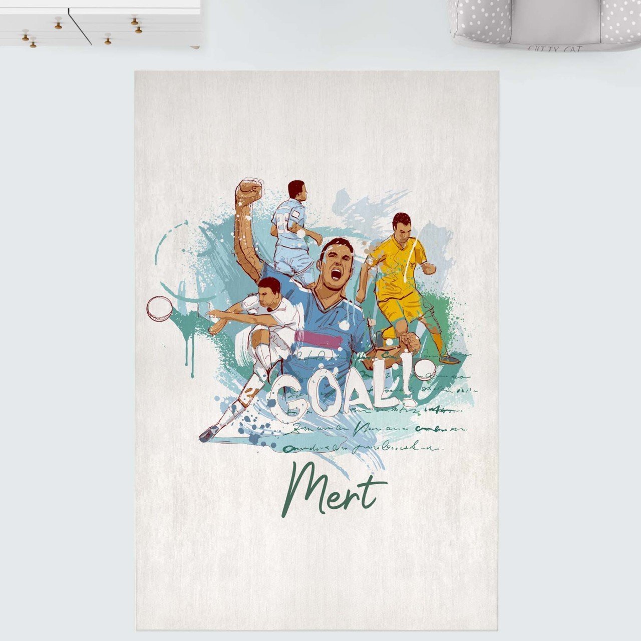 Kişiye Özel Dijital Baskı Halı Futbol Ürün ana görseli