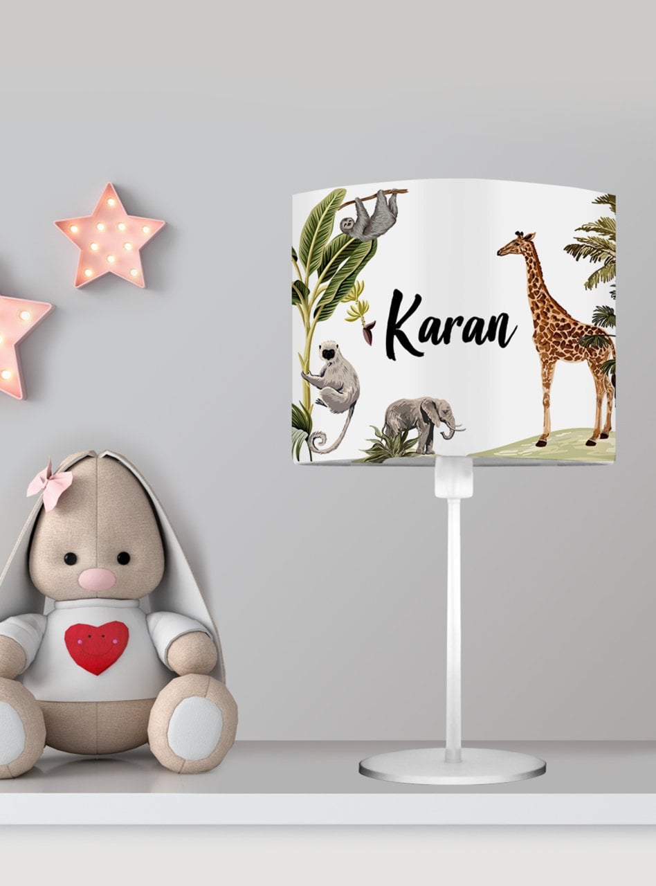 Kişiye Özel Başucu Abajur Safari Ürün ana görseli