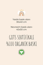 İsme Özel 4 Mevsim Anne Yanı Uyku Seti (60x100) %100 Pamuk