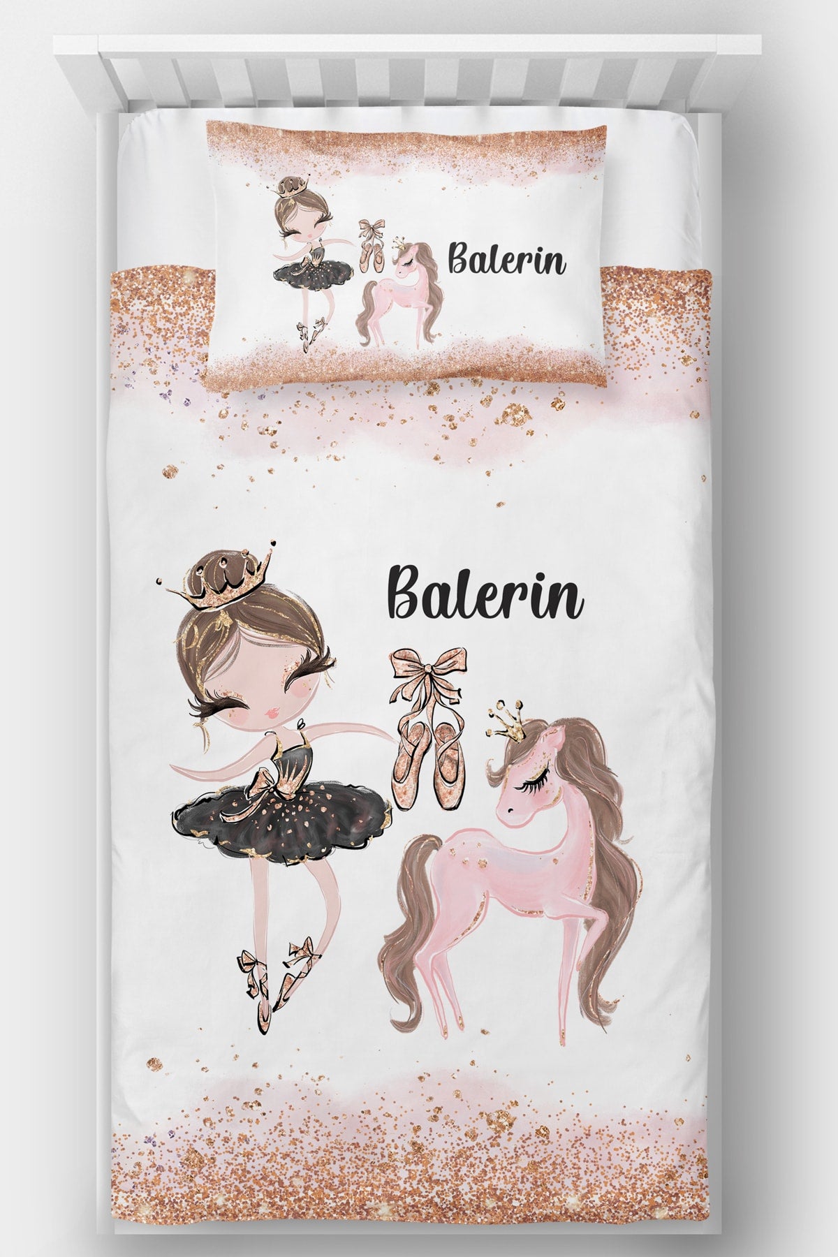 Tek Kişilik Yatak Örtüsü Balerin Ürün ana görseli