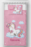 Tek Kişilik Yatak Örtüsü Sevimli Unicorn