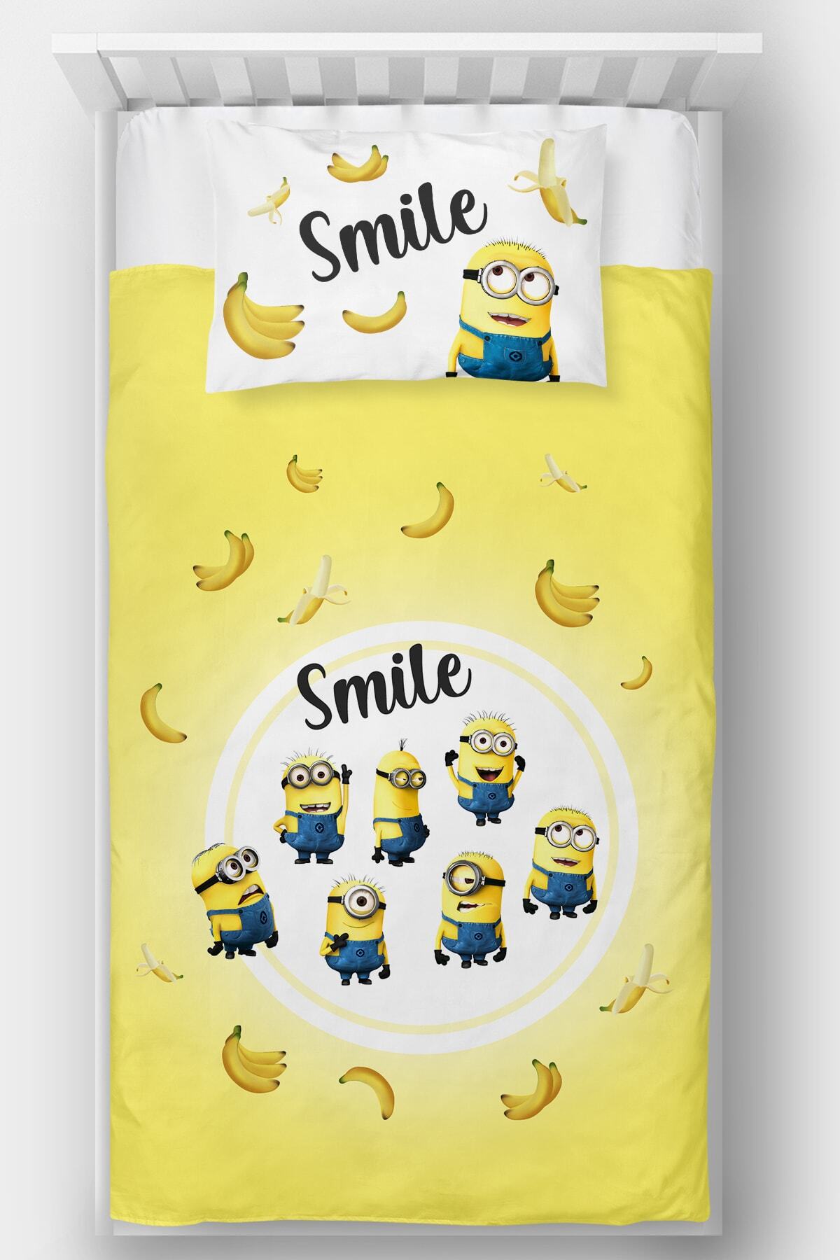 Tek Kişilik Yatak Örtüsü Minions Ürün ana görseli
