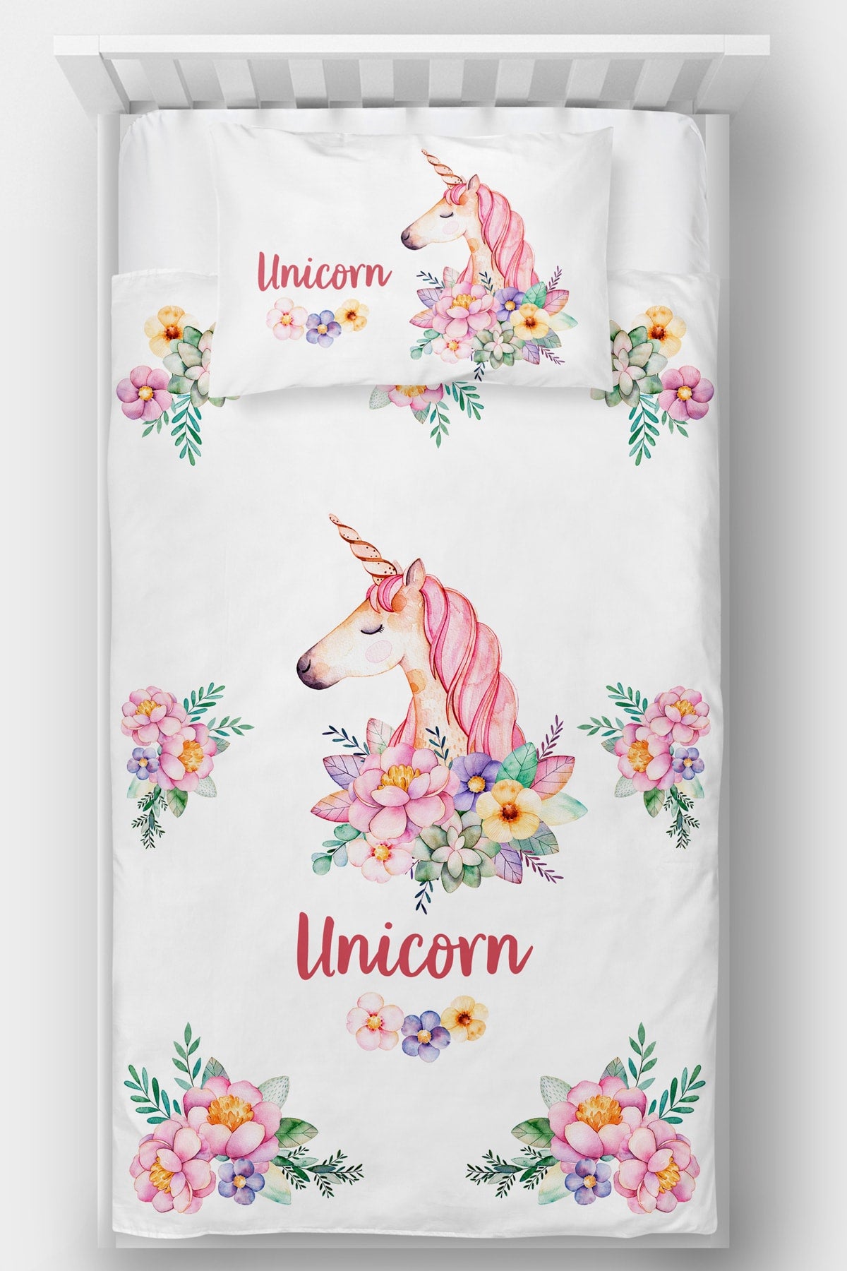 Unicorn Tek Kişilik Yatak Örtüsü