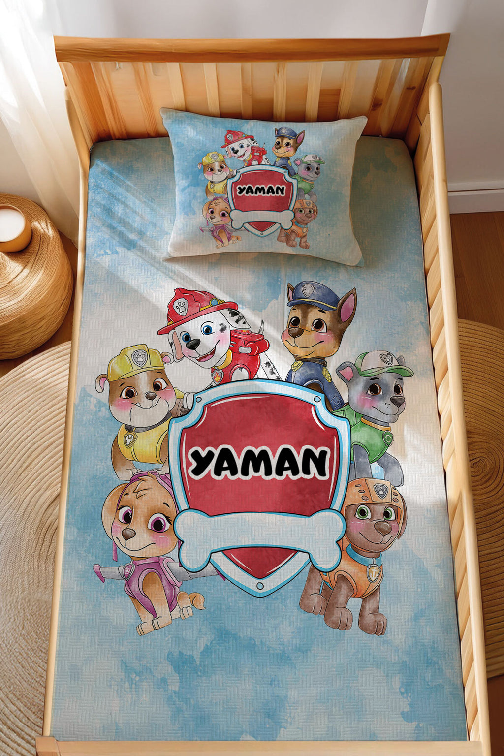 Montessori Pike Seti Jakarlı %100 Pamuk Paw Patrol