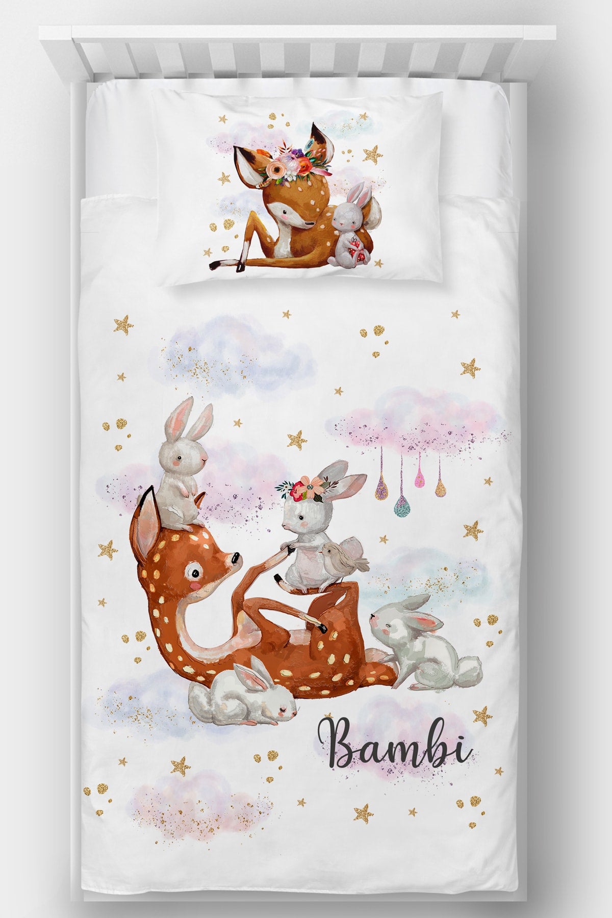 Bambi Tek Kişilik Yatak Örtüsü
