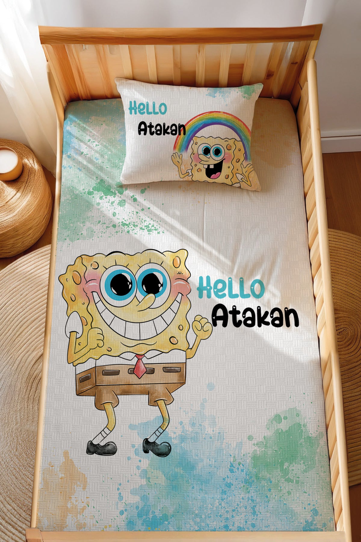 Montessori Pike Seti Jakarlı %100 Pamuk Sünger Bob Ürün ana görseli