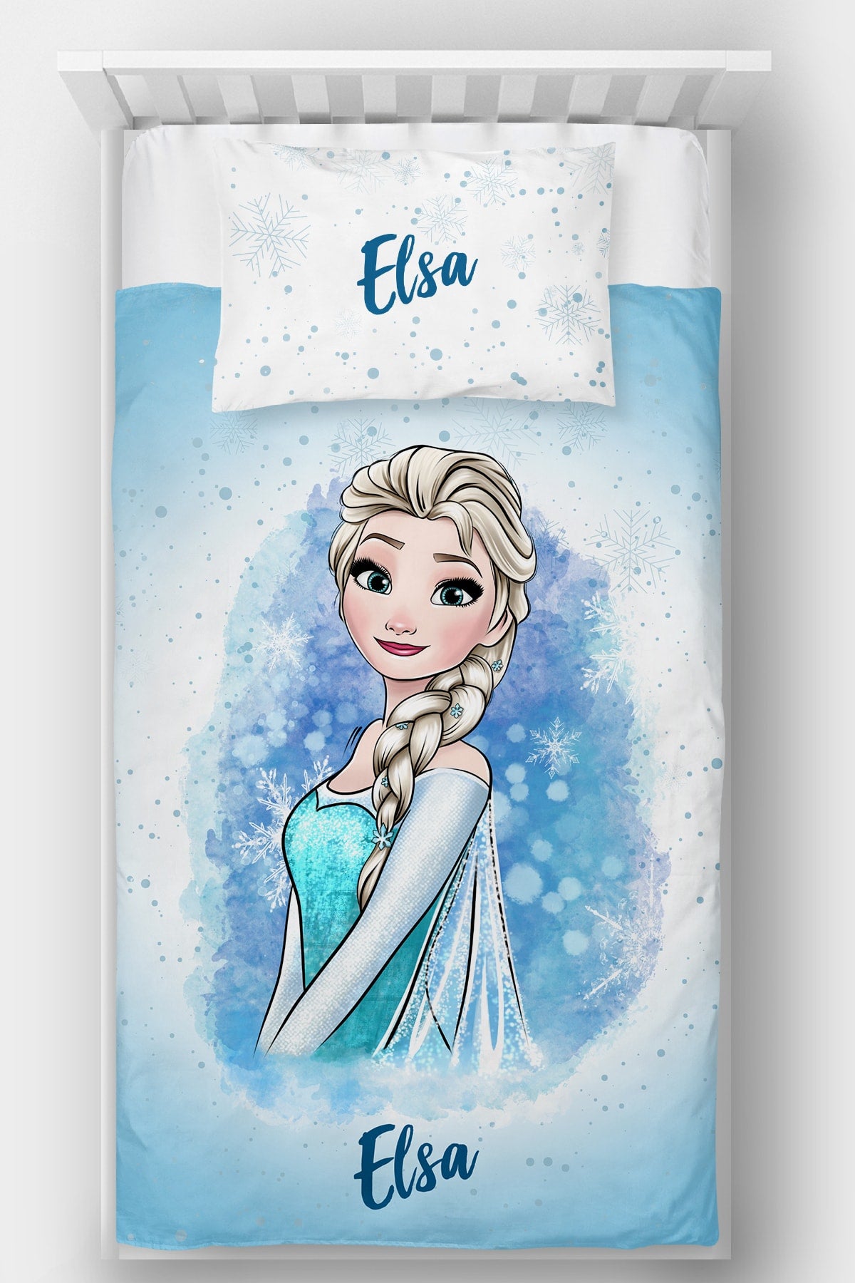 Tek Kişilik Yatak Örtüsü Frozen Elsa Ürün ana görseli