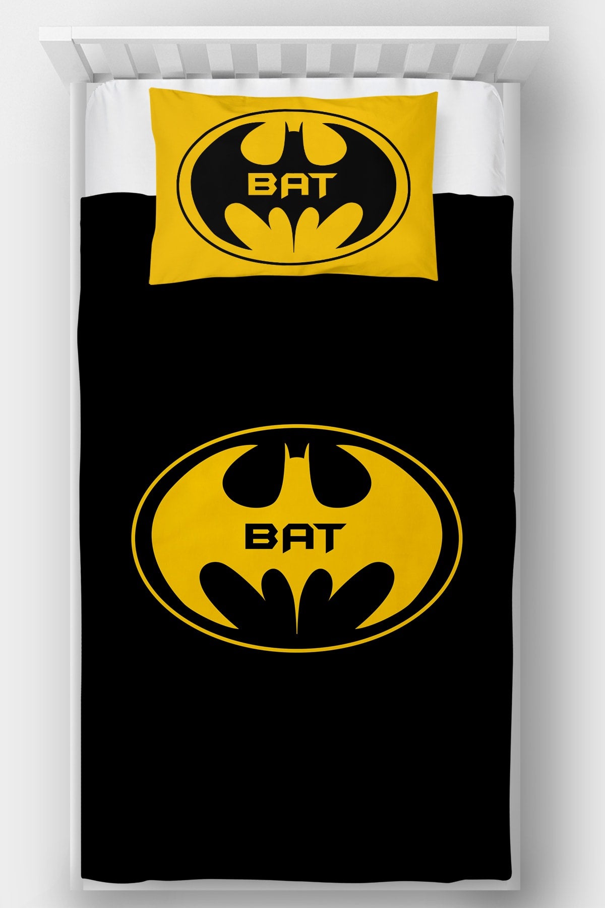 Batman Tek Kişilik Yatak Örtüsü Ürün ana görseli