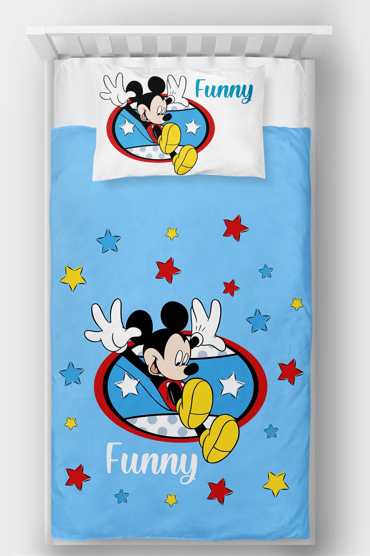 Tek Kişilik Yatak Örtüsü Mickey Mouse Ürün ana görseli