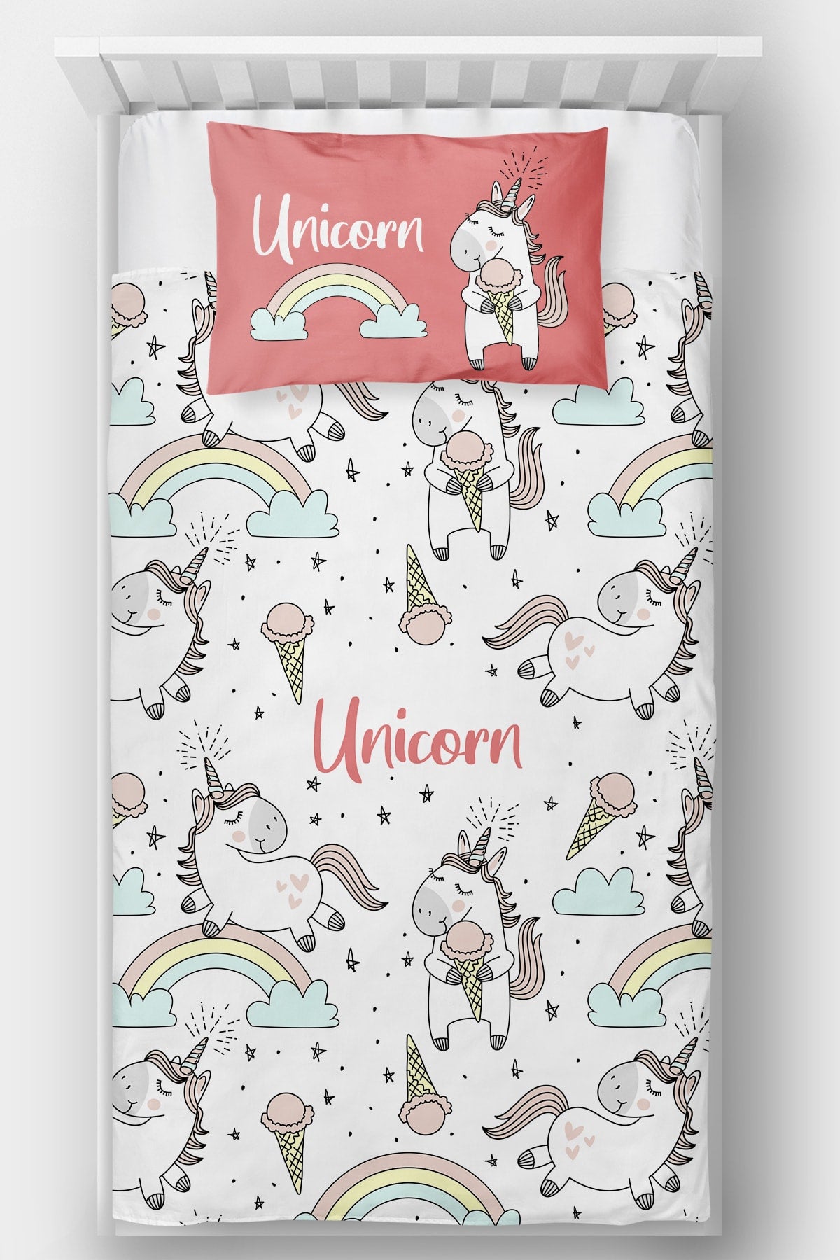 Unicorn Tek Kişilik Yatak Örtüsü