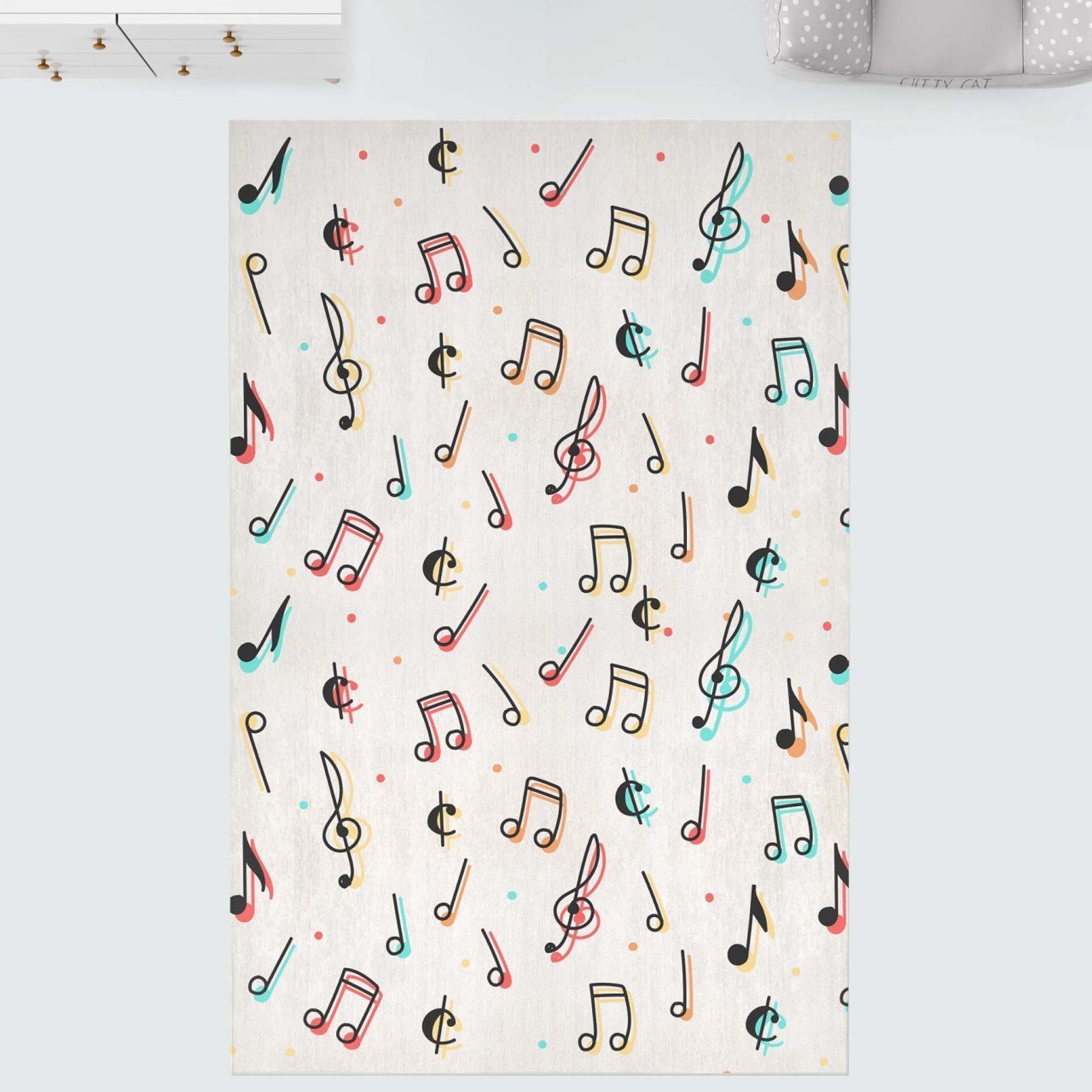 Kişiye Özel Dijital Baskı Halı Müzik Ürün ana görseli
