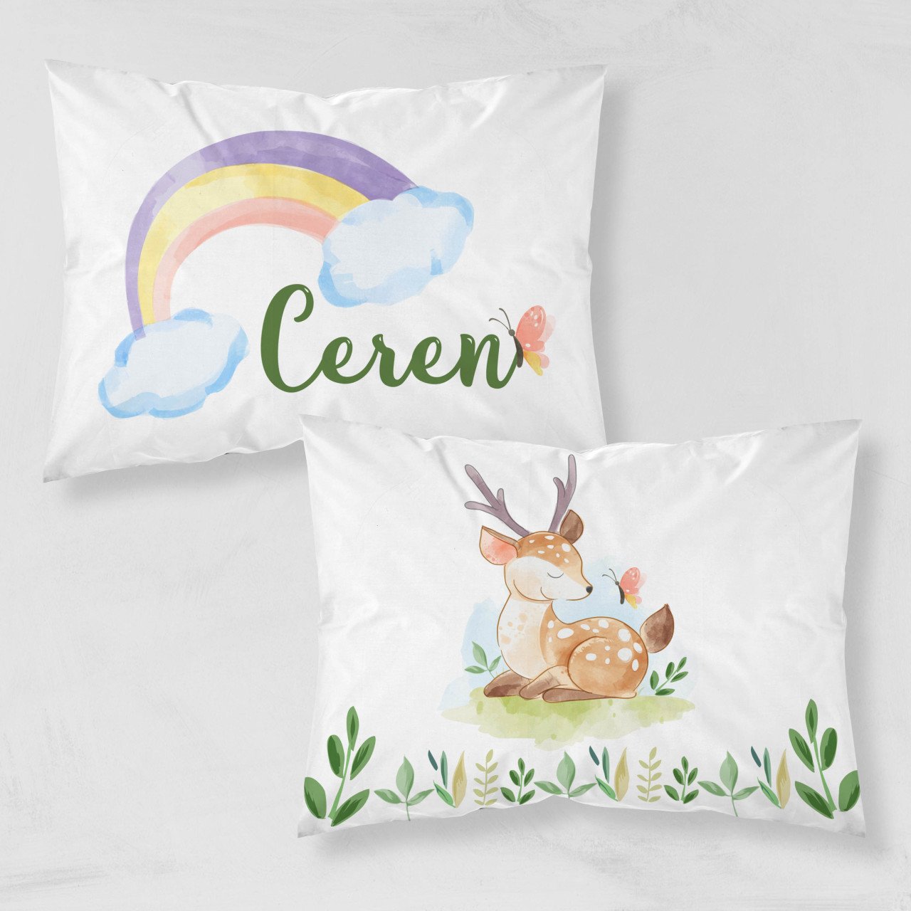 Kişiye Özel Çocuk Yastık Kılıfı Bambi 37402byk Ürün ana görseli