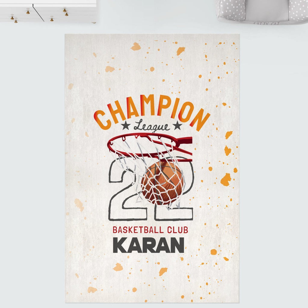 Kişiye Özel Dijital Baskı Halı Basketbol