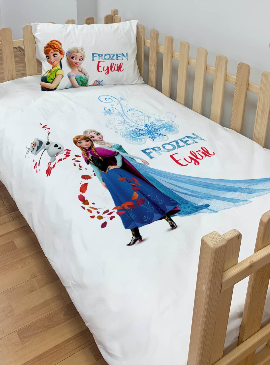Kişiye Özel Montessori %100 Pamuk Nevresim Seti Elsa Ürün ana görseli