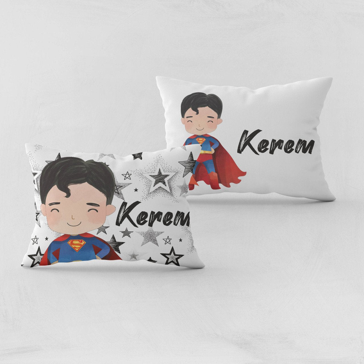 Kişiye Özel Bebek Yastık Kılıfı Supermen 37402byk