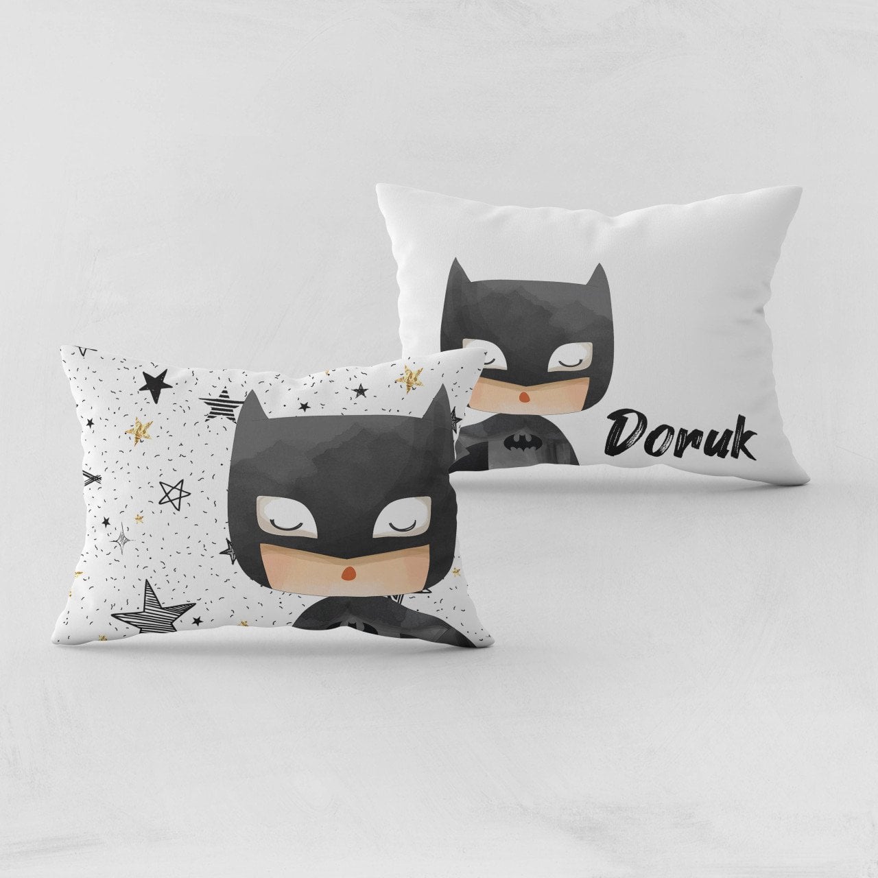 Kişiye Özel Bebek Yastık Kılıfı Batman 37402byk Ürün ana görseli
