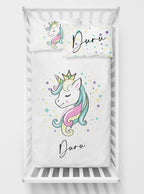 Kişiye Özel Bebek Nevresim Takımı Unicorn