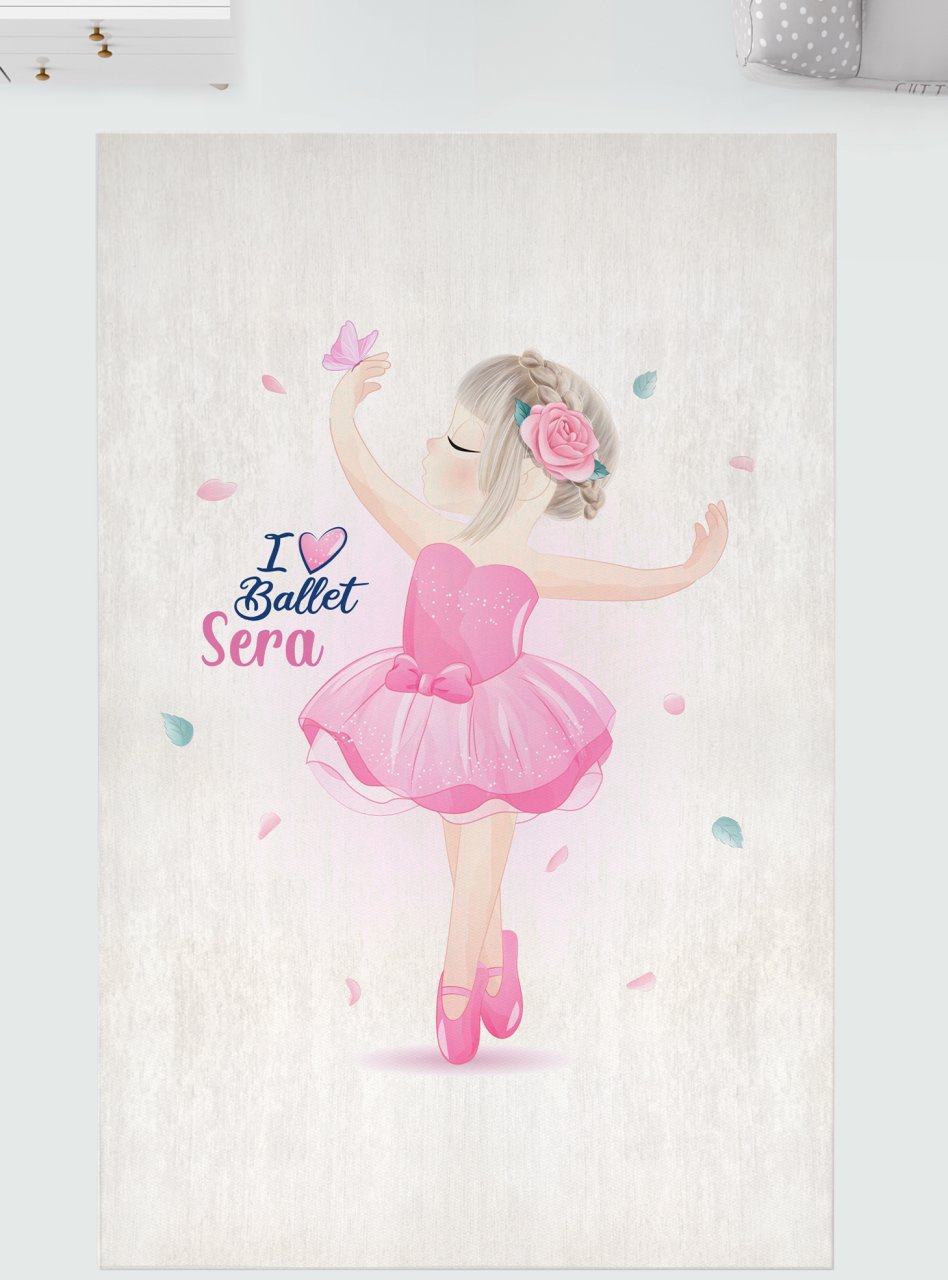 Kişiye Özel Dijital Baskı Halı Ballet