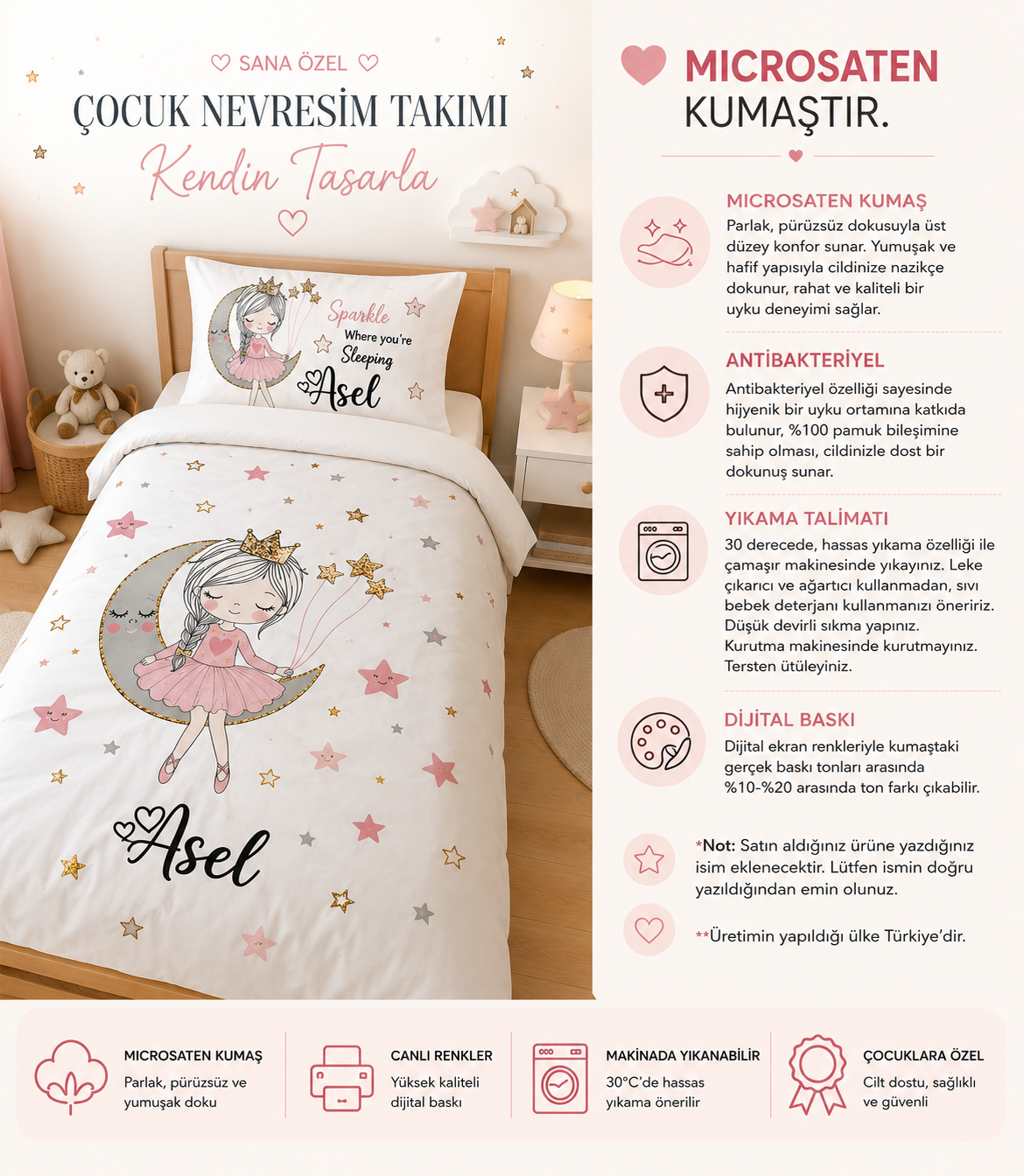 Kendi Nevresimini Kendin Tasarla Ürün ana görseli