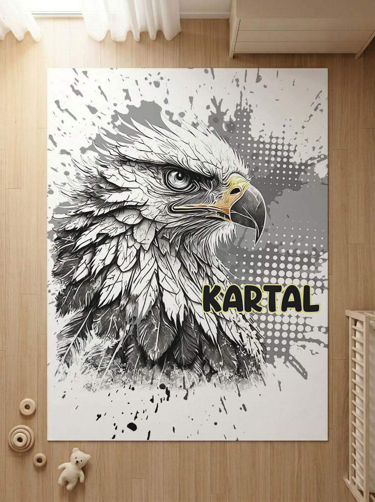Kişiye Özel Kartal Temalı Çocuk Halısı