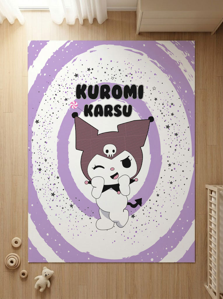 Kişiye Özel Kuromi Çocuk Halısı