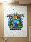 Kişiye Özel Minecraft Karakter Halısı