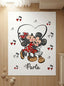 Kişiye Özel Minnie Mickey Çocuk Halısı