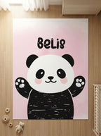 Kişiye Özel Panda Çocuk Halısı