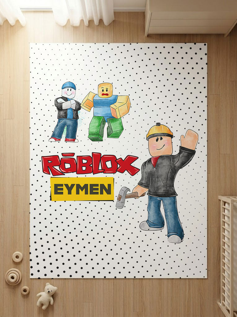 Kişiye Özel Roblox Oyuncu Halısı