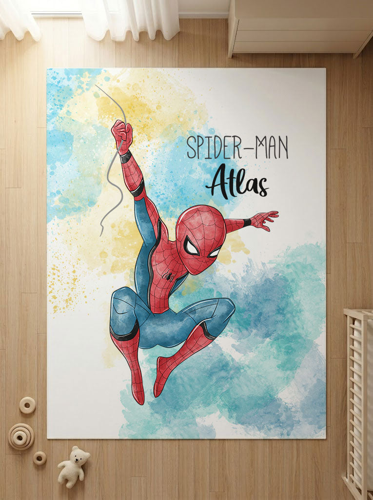 Kişiye Özel Spider Man Çocuk Halısı