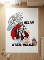 Kişiye Özel Star Wars Erkek Çocuk Halısı