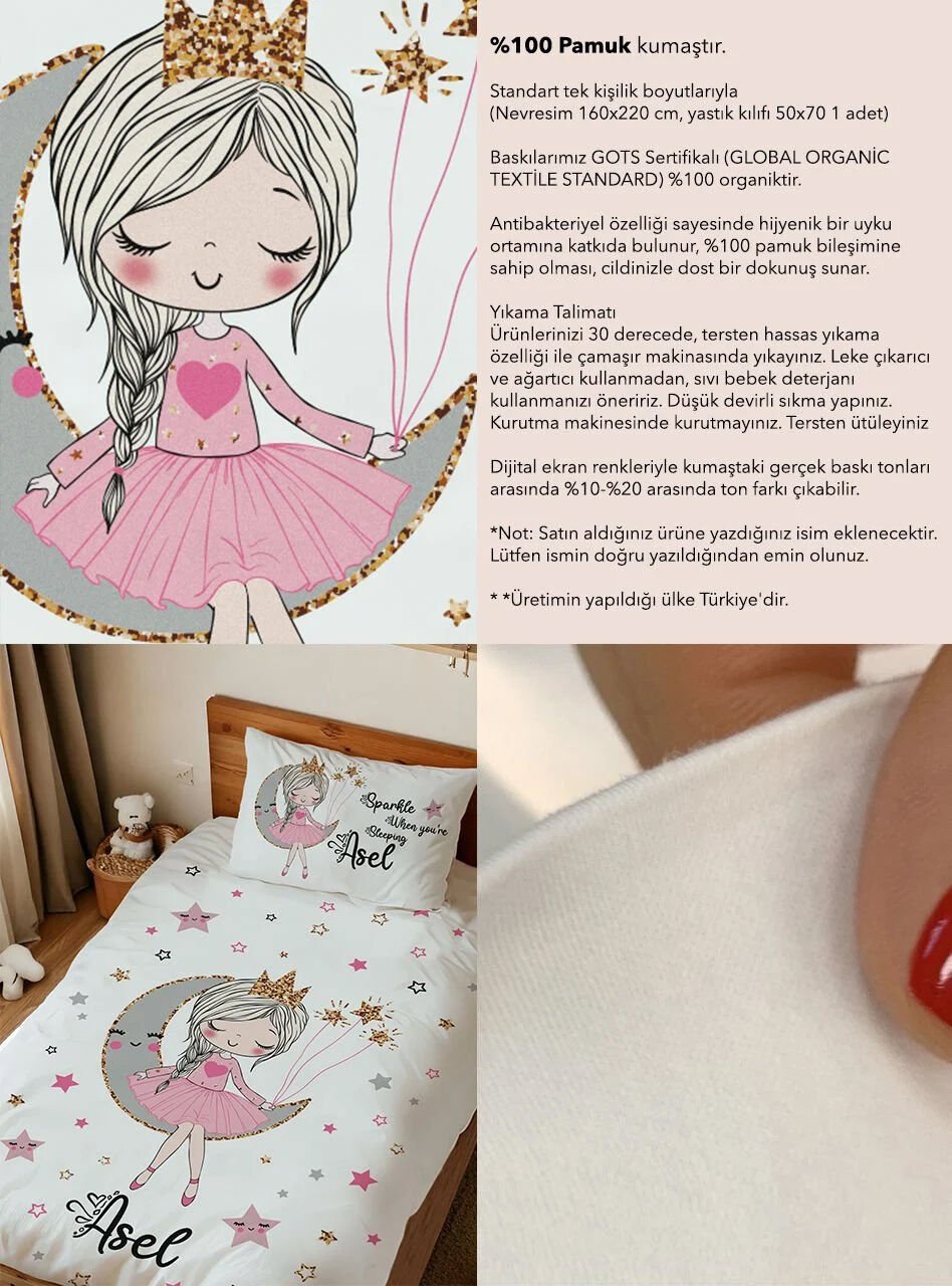 Kişiye Özel Genç Odası Tek Kişilik Nevresim Oyun Parkı Ürün ikincil görseli