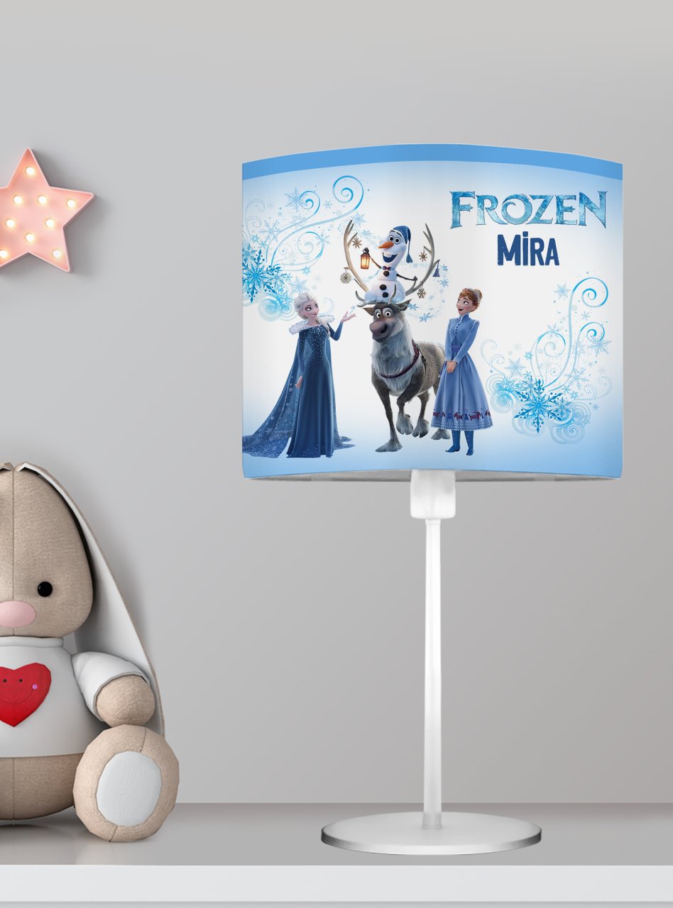 Kişiye Özel Başucu Abajur Frozen Elsa Ürün ana görseli