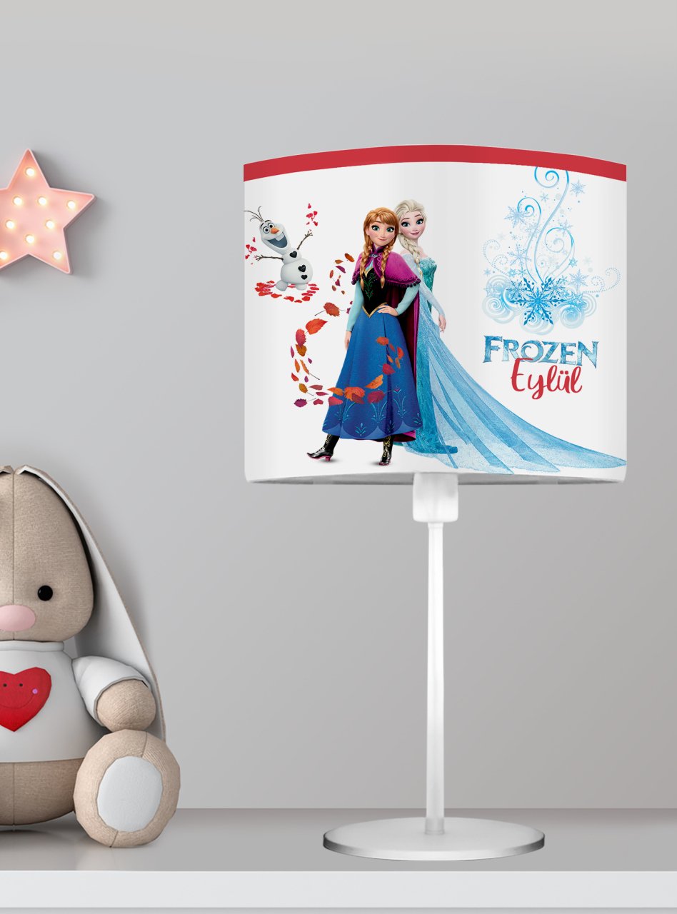 Kişiye Özel Başucu Abajur Frozen Elsa Ürün ana görseli
