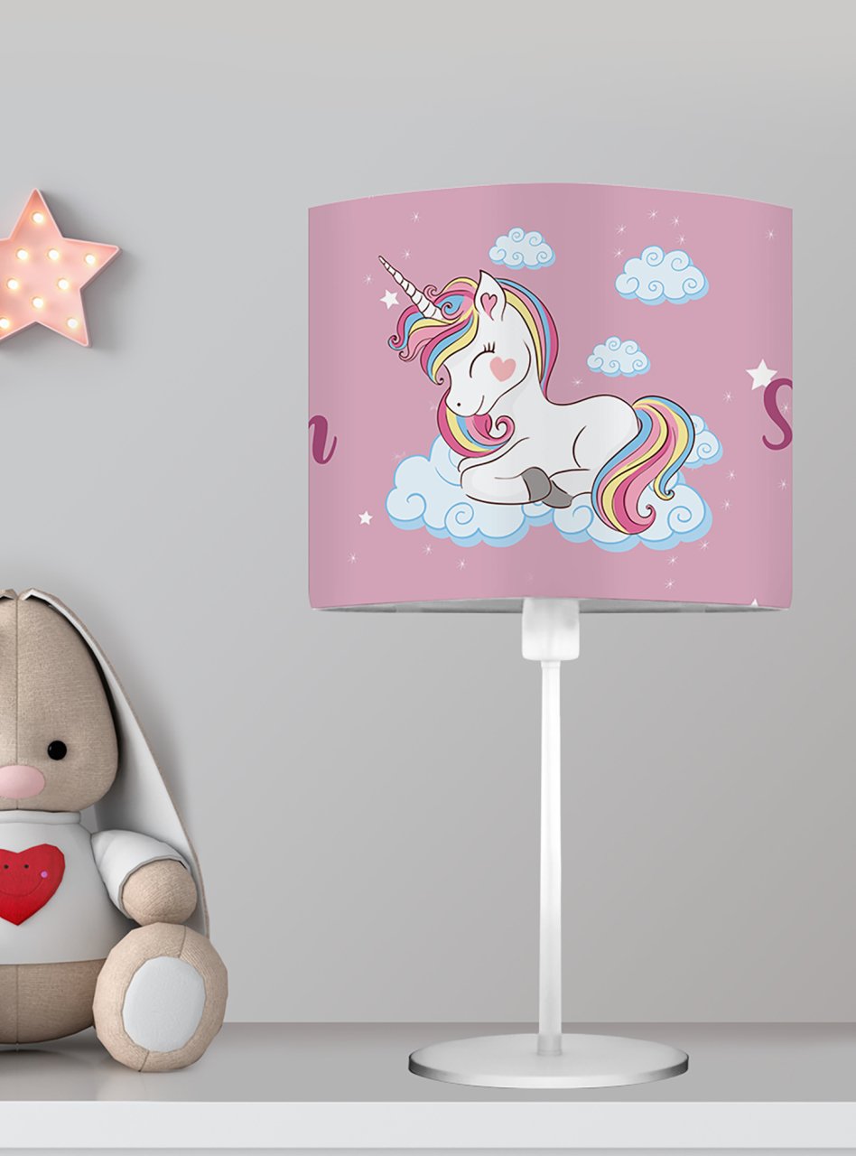 Kişiye Özel Başucu Abajur Unicorn Ürün ana görseli