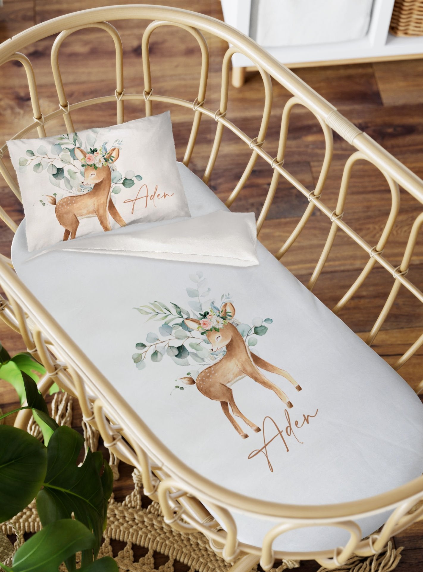 Anne Yanı Beşik Nevresim Takımı Bambi Ürün ana görseli