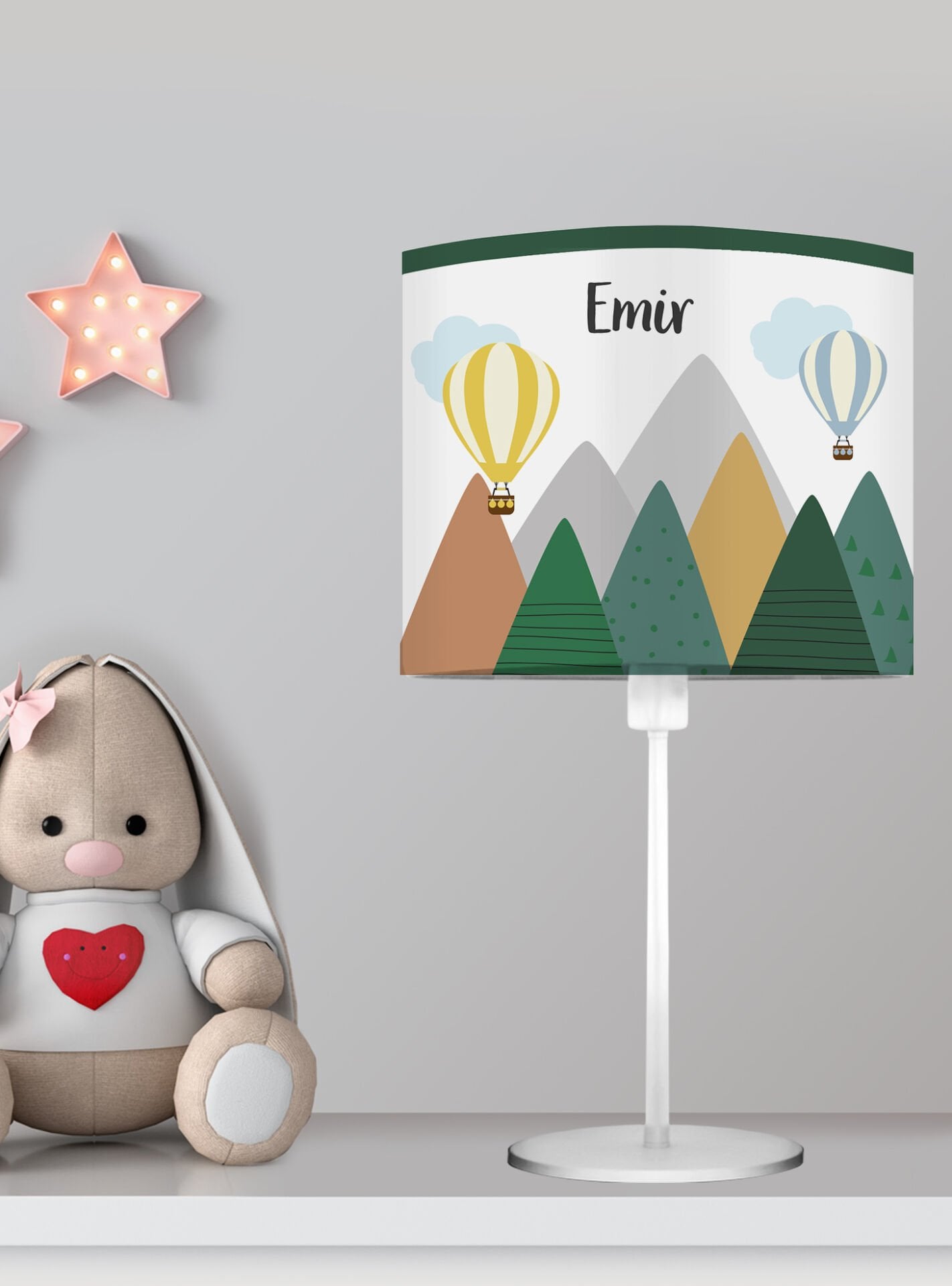 Kişiye Özel Başucu Abajur Balon Ürün ana görseli