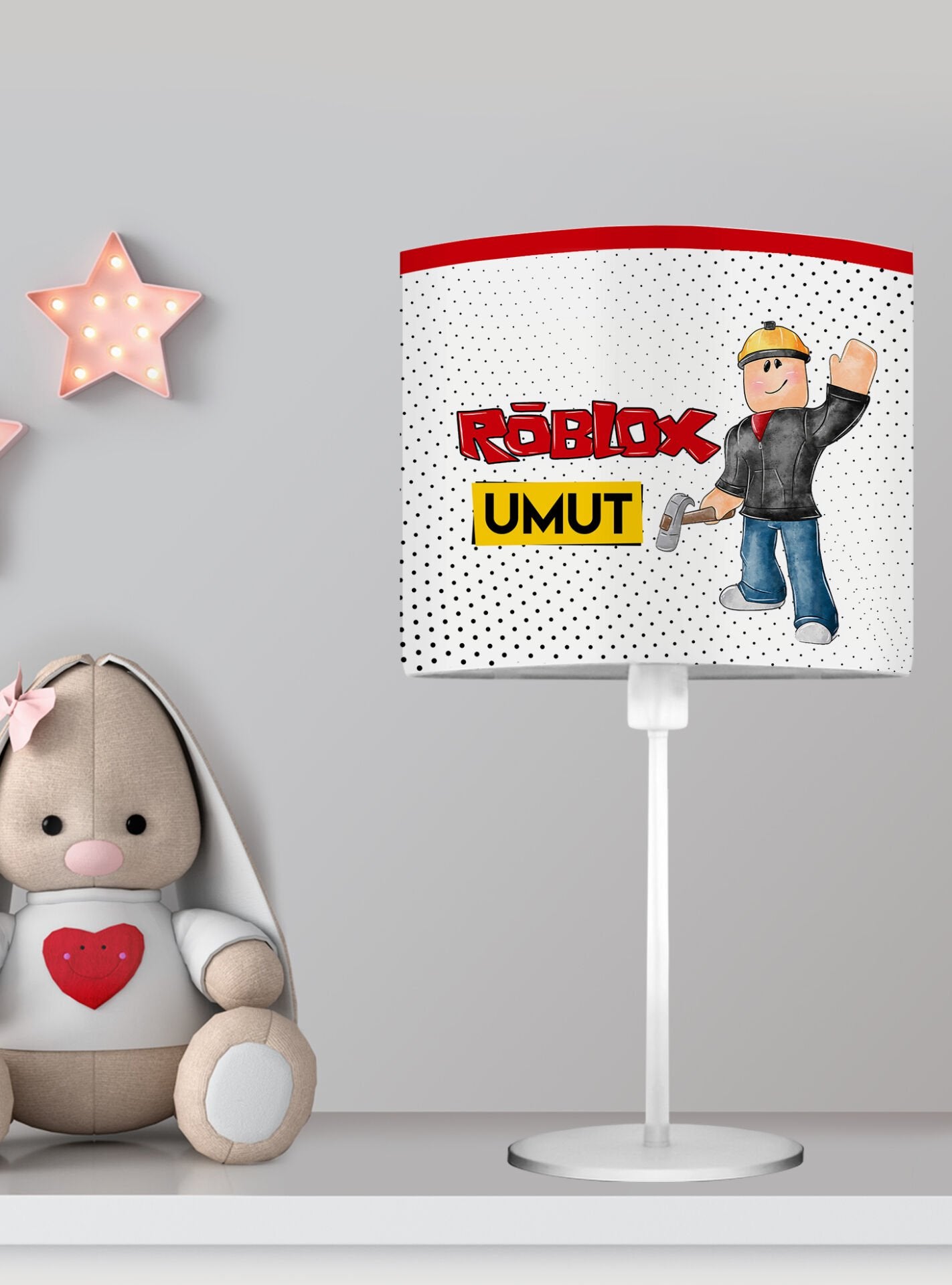 Kişiye Özel Başucu Abajur Roblox Ürün ana görseli