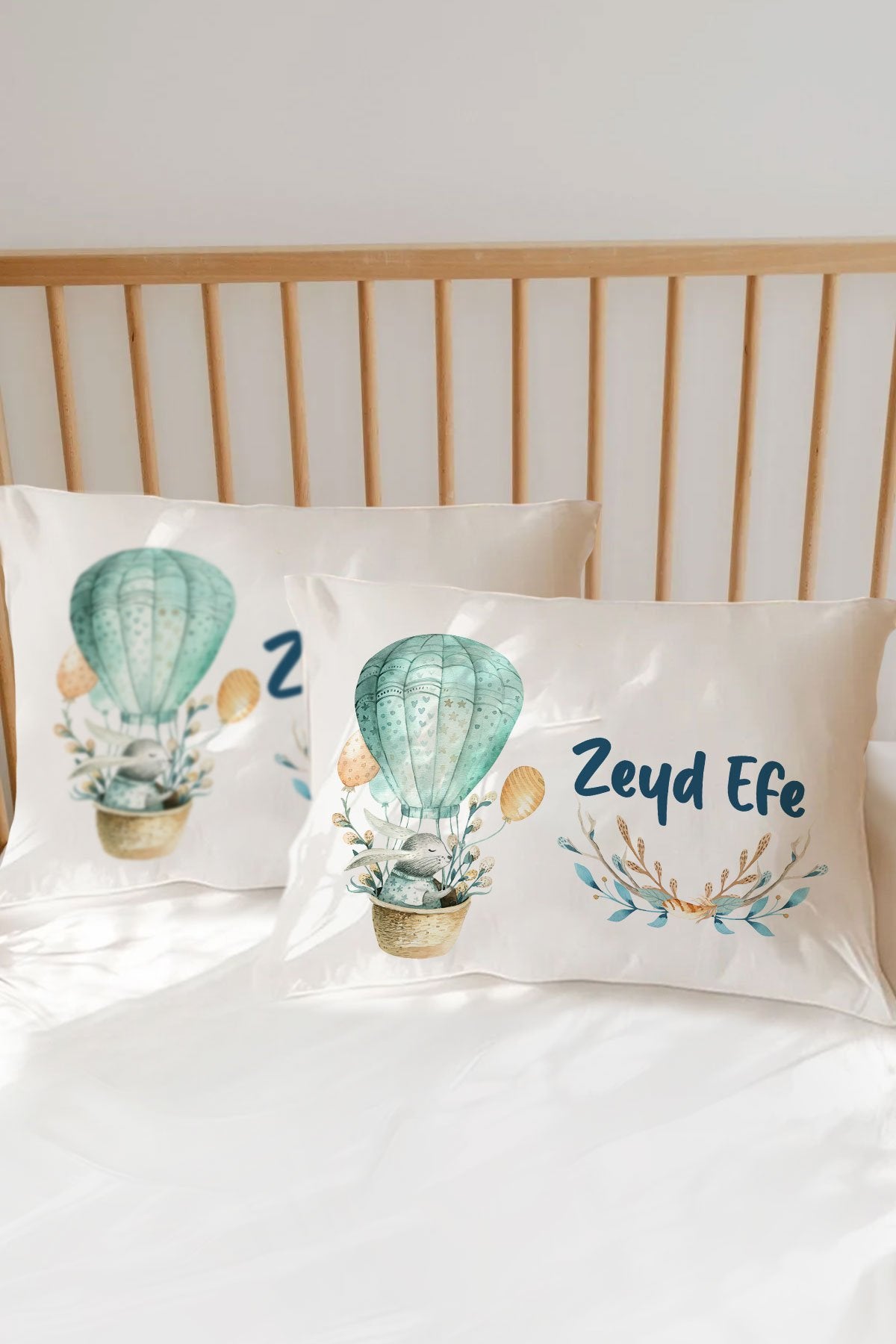 Kişiye Özel Balon Bebek Yastık Kılıfı