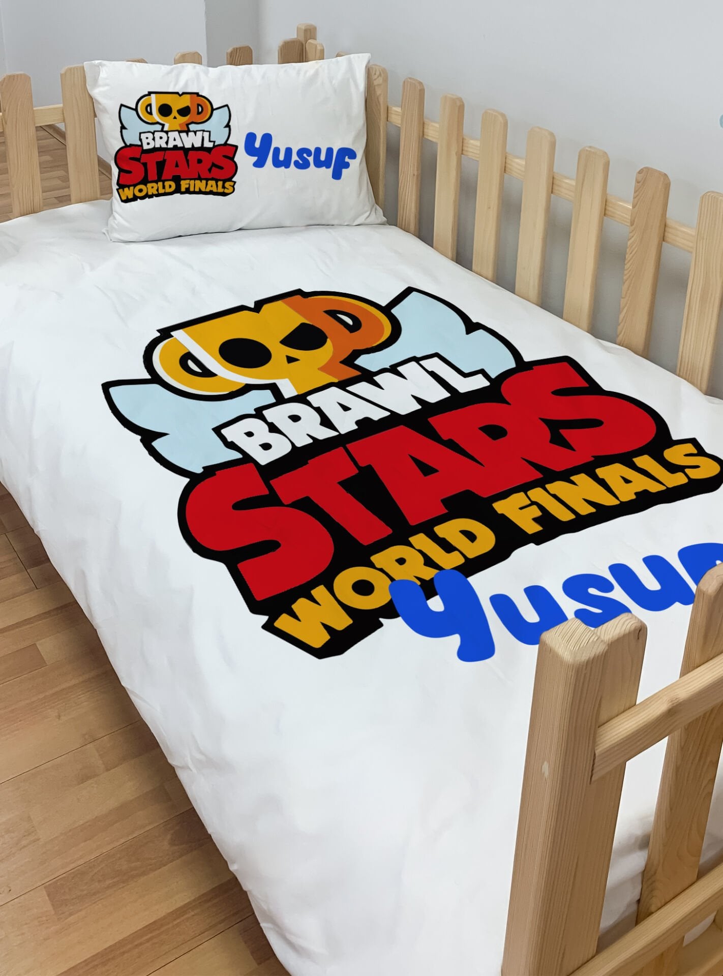 Kişiye Özel Montessori %100 Pamuk Nevresim Seti Brawl Stars Ürün ana görseli
