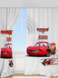 Kişiye Özel Baskılı Fon Perde Şimşek McQueen Cars