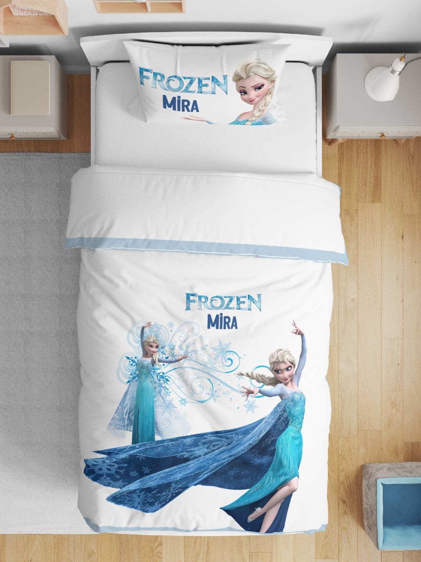 Kişiye Özel Çift Taraflı Yorgan Frozen Elsa