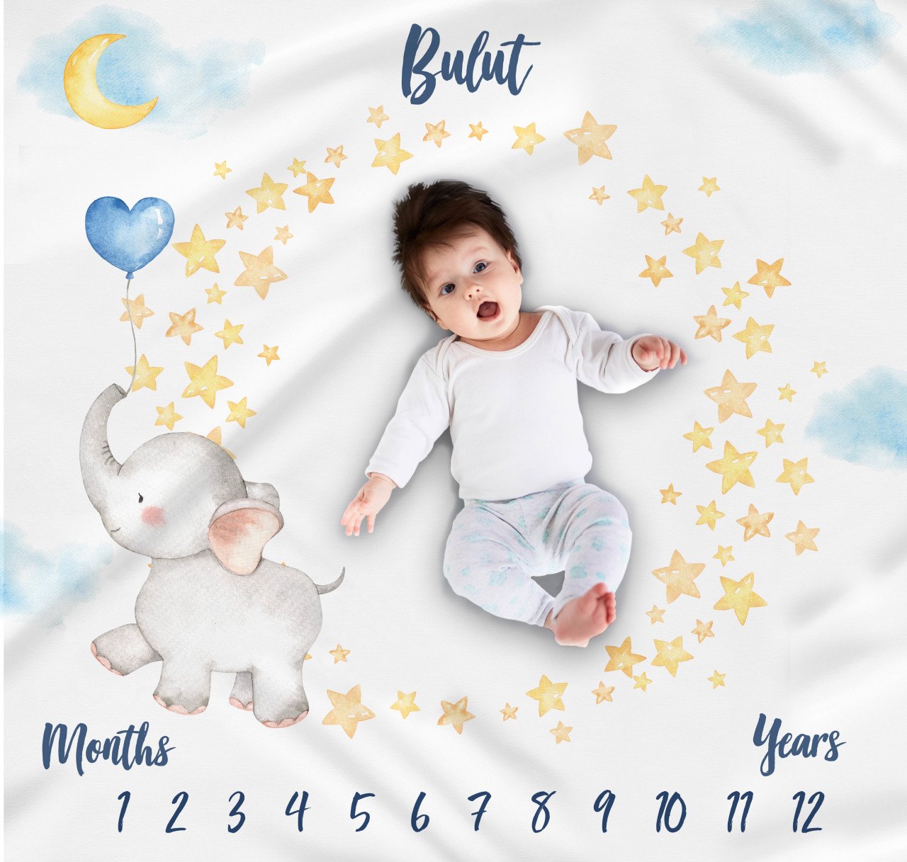 Kişiye Özel Anı Örtüsü Fil 2828394386ao